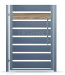 Furtka Variante 5(150)   1400x990 mm Antracyt 7016/Dąb bielony