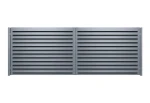 Brama dwuskrzydłowa Budmat Perfetto Forte 100 4010×1537 mm – antracyt RAL 7016 Ultramat