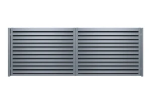 Brama dwuskrzydłowa Budmat Perfetto Forte 100 4010×1537 mm – antracyt RAL 7016 Ultramat
