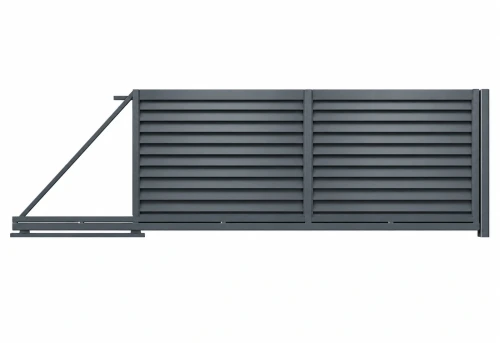 Brama przesuwna Perfetto 100 RAL 7016, lewa
