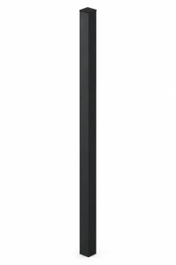 Słupek Budmat 100×100×3 mm L2600 – czarny RAL 9005 mat