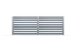Brama dwuskrzydłowa Budmat Piano Forte 100 4010×1350 mm – antracyt RAL 7016 Ultramat
