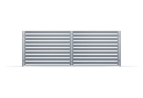 Brama dwuskrzydłowa Piano 100 RAL 7016