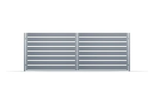 Brama dwuskrzydłowa Budmat Piano Forte 150 4010×1350 mm – antracyt RAL 7016 Ultramat