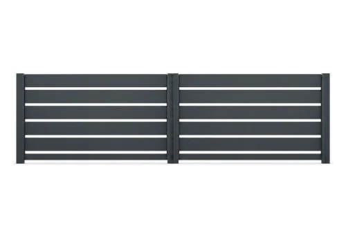 Brama dwuskrzydłowa Piano 200 RAL 7016