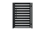 Furtka Budmat Piano Forte 100, wys. 1350 mm – czarny RAL 9005 Ultramat