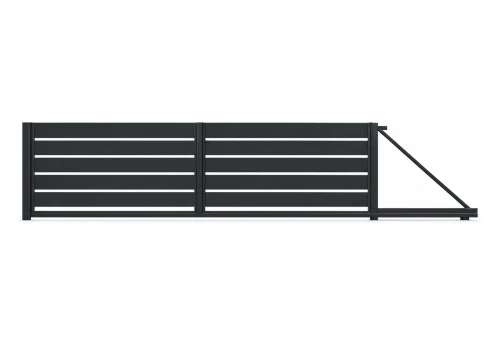 Brama przesuwna Piano 200 RAL 9005 prawa