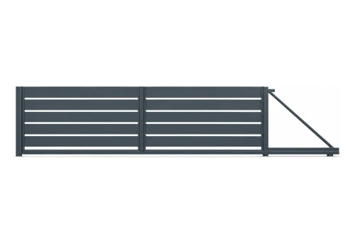 Brama przesuwna Piano 200 RAL 7016 prawa
