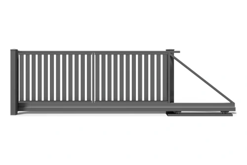 Brama przesuwna ręczna Plast-Met KWARC