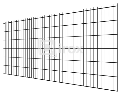 Panel ogrodzeniowy Konsport 2DS 1230 mm 8/6/8 mm RAL 9005 mat