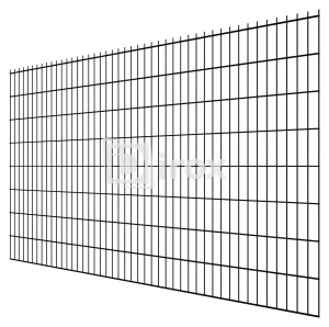 Panel ogrodzeniowy Konsport 2DS 1630 mm 8/6/8 mm RAL 9005 mat