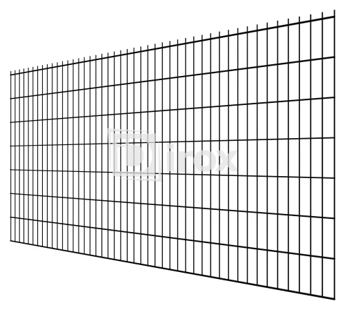 Panel ogrodzeniowy Konsport 2D 1430 mm 6/5/6 mm RAL 9005 mat