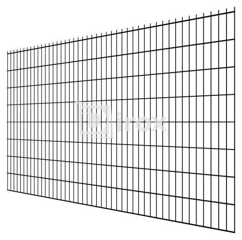 Panel ogrodzeniowy Konsport 2D 1630 mm 6/5/6 mm RAL 9005 mat