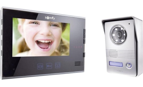 Wideodomofony Somfy V400  czarny PROMOCJA - Wideodomofony Vidos - Zdjęcie nr 1