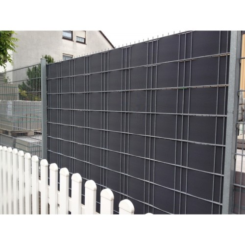 Taśma maskująca do przęseł panelowych RAL 7016 190 mm 26m Thermoplast - Ogrodzenia pełne maskujące - Zdjęcie nr 5