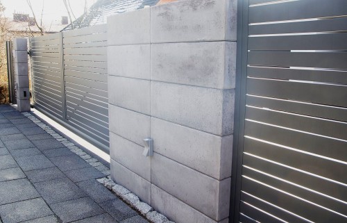 Bloczek betonowy architektoniczny  80x40x25 cm - Ogrodzenia betonowe z bloczków Slabb - Zdjęcie nr 12