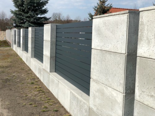 Bloczek betonowy architektoniczny  80x40x25 cm - Ogrodzenia betonowe z bloczków Slabb - Zdjęcie nr 2