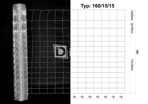 Siatka Leśna 160/15/15 Light  x12 rol/paleta - Siatka leśna Light (1,9/1,5) - Zdjęcie nr 5