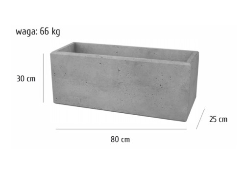 Bloczek betonowy architektoniczny  80x30x25 cm - Ogrodzenia betonowe z bloczków Slabb - Zdjęcie nr 14