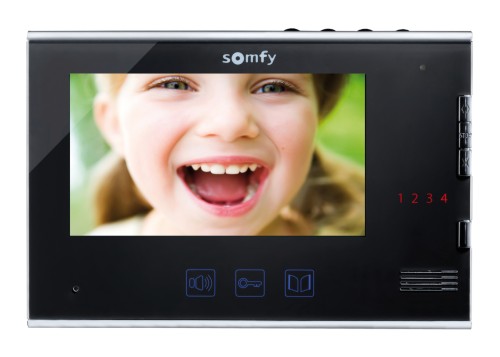 Wideodomofony Somfy V400  czarny PROMOCJA - Wideodomofony Vidos - Zdjęcie nr 3