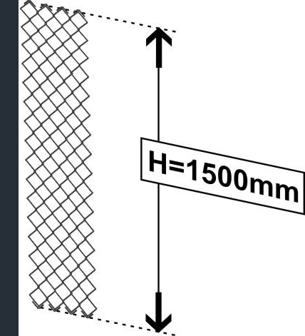Siatka ogrodzeniowa pleciona 1,25m 3mm 10m  Antracyt - Siatki ogrodzeniowe plecione - Zdjęcie nr 1