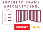 Przegląd bramy uchylnej Konsport + napęd Somfy