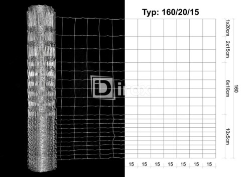 Siatka Leśna 160/20/15 Light x 12rol/paleta - Siatka leśna - Zdjęcie nr 5