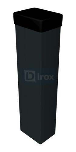Słup 80x60x2 mm RAL - Słupy ogrodzeniowe Konsport - Zdjęcie nr 2