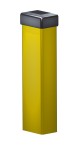 Słupek do panela 40x60x2000 mm żółty   RAL 1028