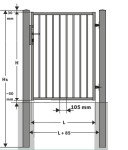 Furtka uniwersalna P15
