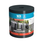 Taśma maskująca do przęseł panelowych RAL 7016 190 mm 26m  WBD