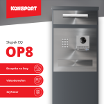 Słupek EQ – Opcja 8 (Skrzynka na listy/video-domofon + szyfrator) – HikVision