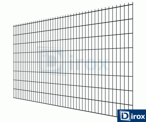 Panel 2D H 163 cm 6/5/6 mm RAL 7016 - Panele proste 2D 6/5/6 mm - Zdjęcie nr 1