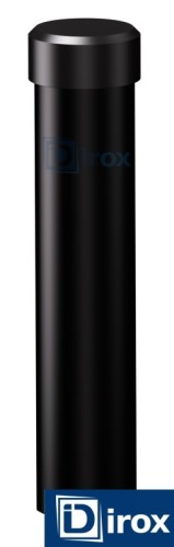 Słupek Ogrodzeniowy 42x2000 mm PVC 9005 - Słupki do siatki ogrodzeniowej - Zdjęcie nr 3