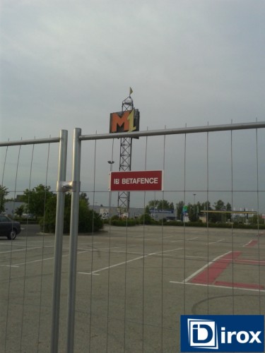 OGRODZENIE BUDOWLANE TYMCZASOWE AŻUROWE  3,5 x2,0 m Tempofor - Ogrodzenia przemysłowe - Zdjęcie nr 1