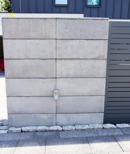 Daszek betonowy architektoniczny  40x25x3 cm - Ogrodzenia betonowe z bloczków Slabb - Zdjęcie nr 6