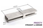Przedłużka  Łącznik słupa 40x60 mm N1 x 10 szt