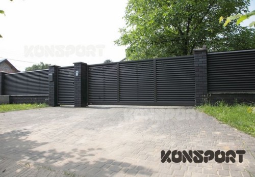 Brama samonosna Konsport PS004 żaluzja - Ogrodzenia żaluzjowe PS004 - Zdjęcie nr 3