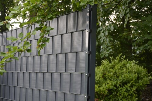 Taśma maskująca do przęseł panelowych RAL 7016 190 mm 26m Thermoplast - Ogrodzenia pełne maskujące - Zdjęcie nr 6