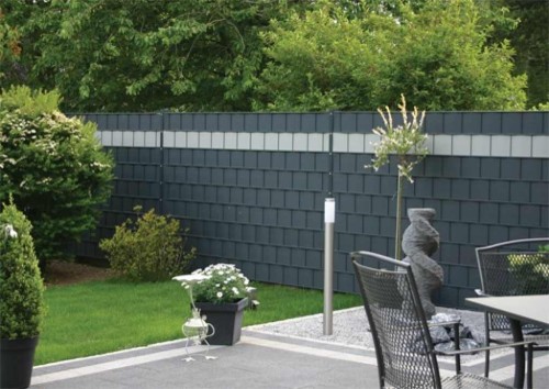 Taśma maskująca do przęseł panelowych RAL 7016 190 mm 26m Thermoplast - Ogrodzenia pełne maskujące - Zdjęcie nr 2