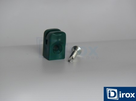Przelotka do drutu PVC  + wkręt RAL 100 szt - Przelotki do drutu - Zdjęcie nr 1