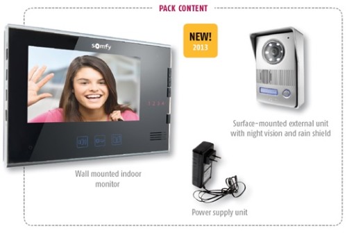 Wideodomofony Somfy V400  czarny PROMOCJA - Wideodomofony Vidos - Zdjęcie nr 5