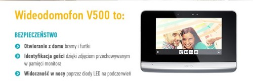 Wideo domofon Somfy V500 RTS [2401446] - Wideodomofony Somfy - Zdjęcie nr 4