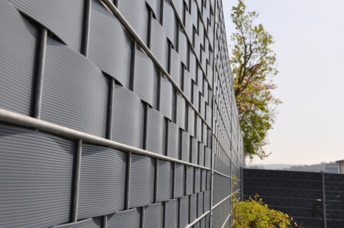 Taśma maskująca do przęseł panelowych RAL 7016 190 mm 26m Thermoplast - Ogrodzenia pełne maskujące - Zdjęcie nr 13