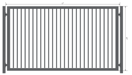 Przęsło Konsport PP002 - Ogrodzenia pionowe PP002 - Zdjęcie nr 1