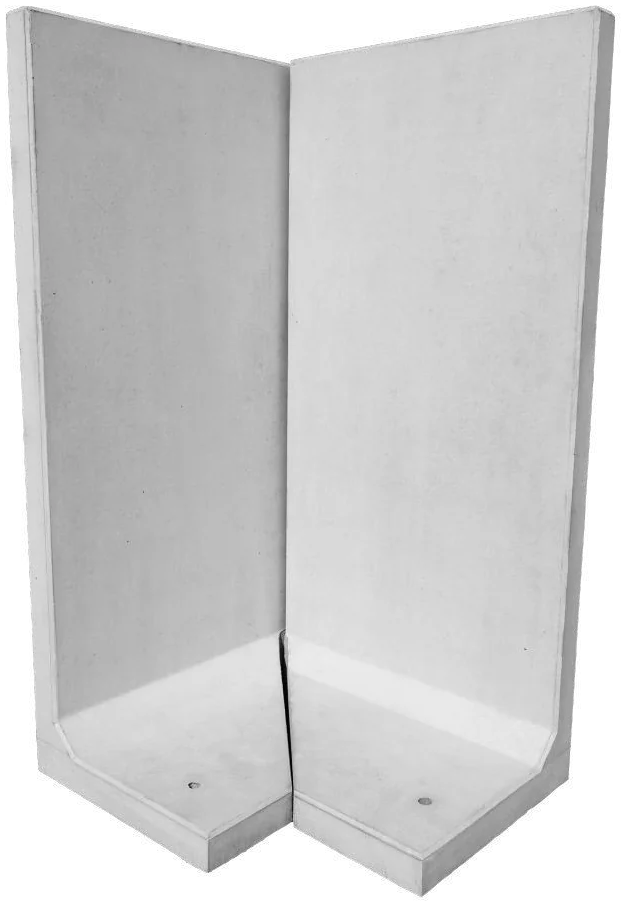 Moduł narożny L 180 cm — ilustracja poglądowa