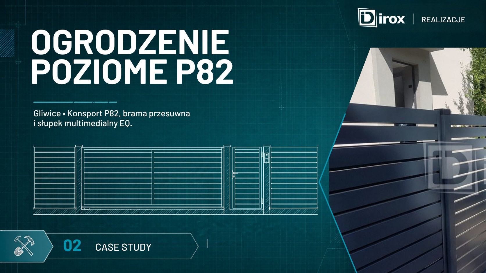 Ogrodzenie rezydencyjne w Gliwicach – przykładowa realizacja naszej firmy.