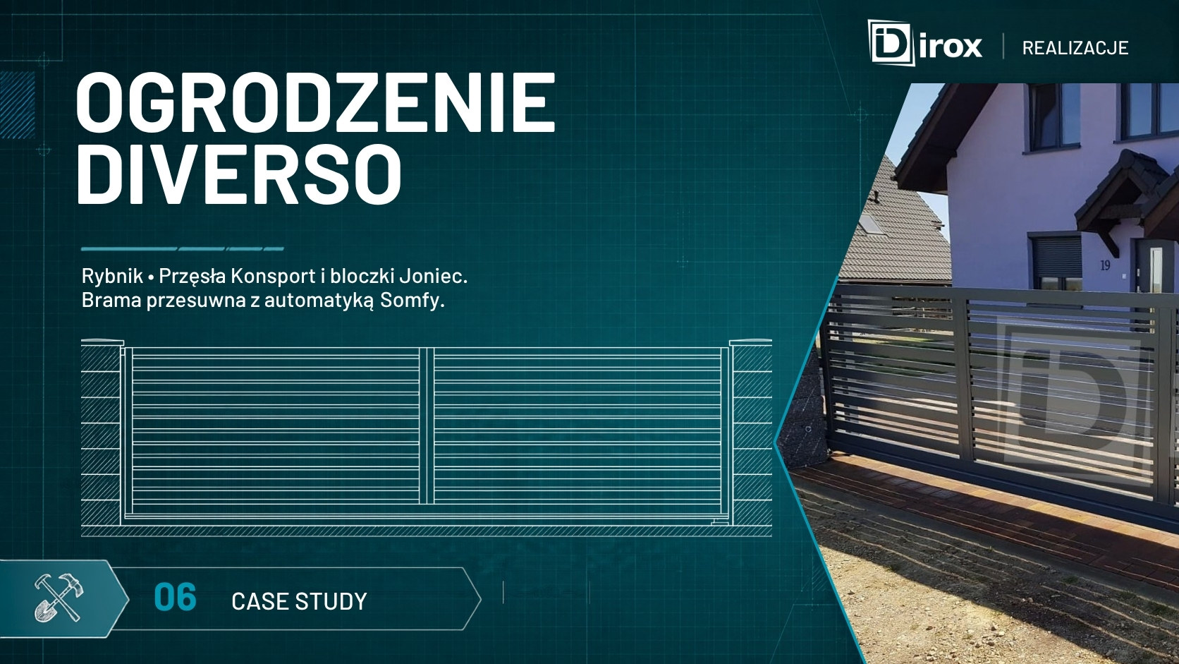 Ogrodzenie rezydencyjne panelowe w Rybniku - przykładowa realizacja naszej firmy