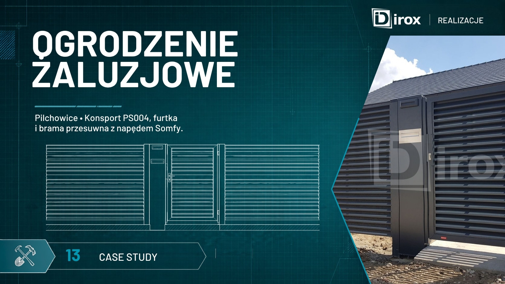 Ogrodzenie panelowe w Pilchowice - przykładowa realizacja