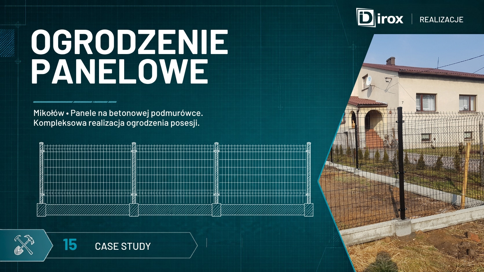 Ogrodzenie rezydencyjne panelowe w Mikołowie – realizacja naszej firmy